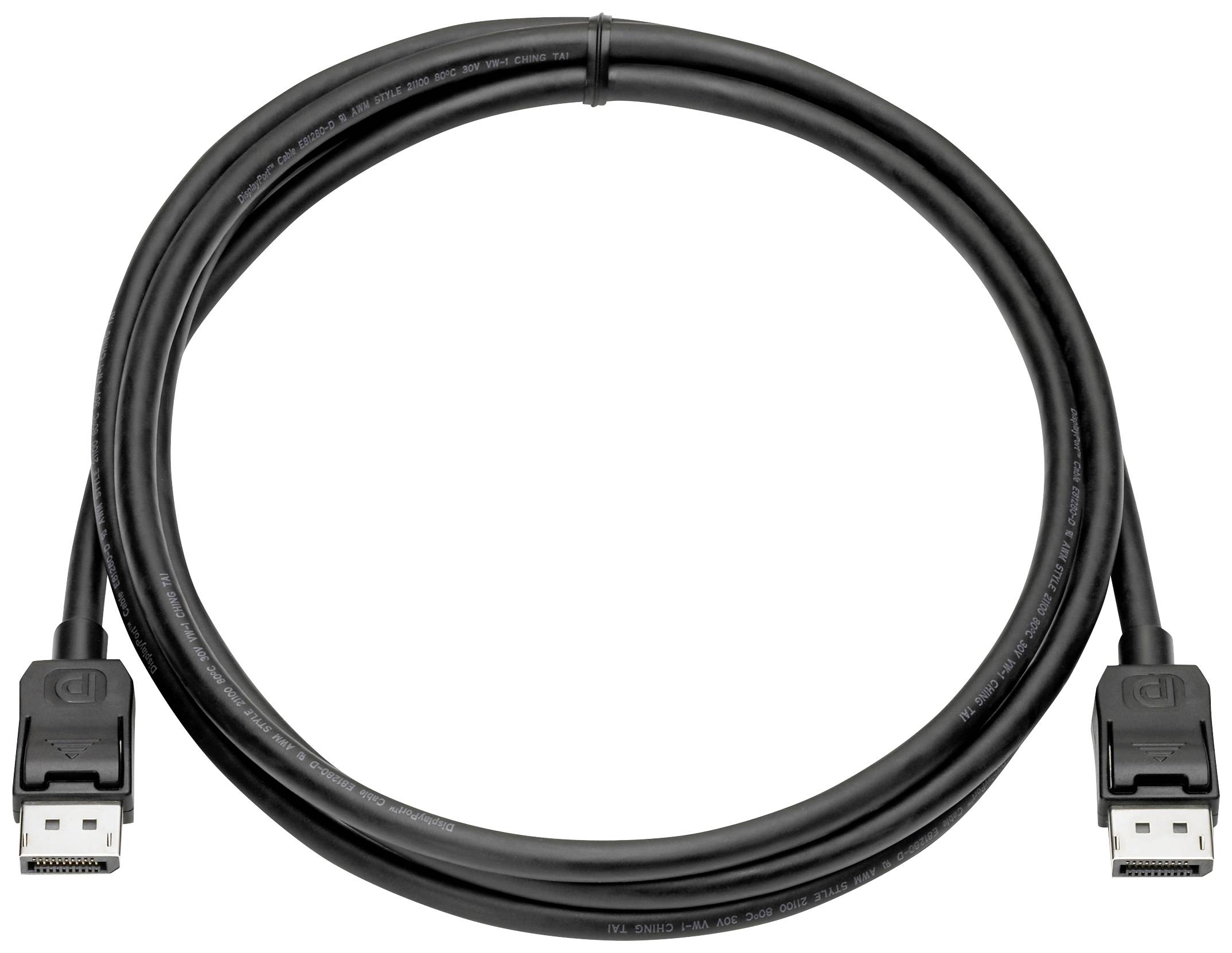 HP DisplayPort Anschlusskabel DisplayPort Stecker, DisplayPort Stecker 2.00 m VN567AA DisplayPort-Kabel