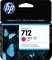 'HP 712 Magenta Druckerpatrone Verpackung mit blauem Schmetterlingsmotiv. Text: Original HP Ink - Vibrant. Precise. Reliable.'