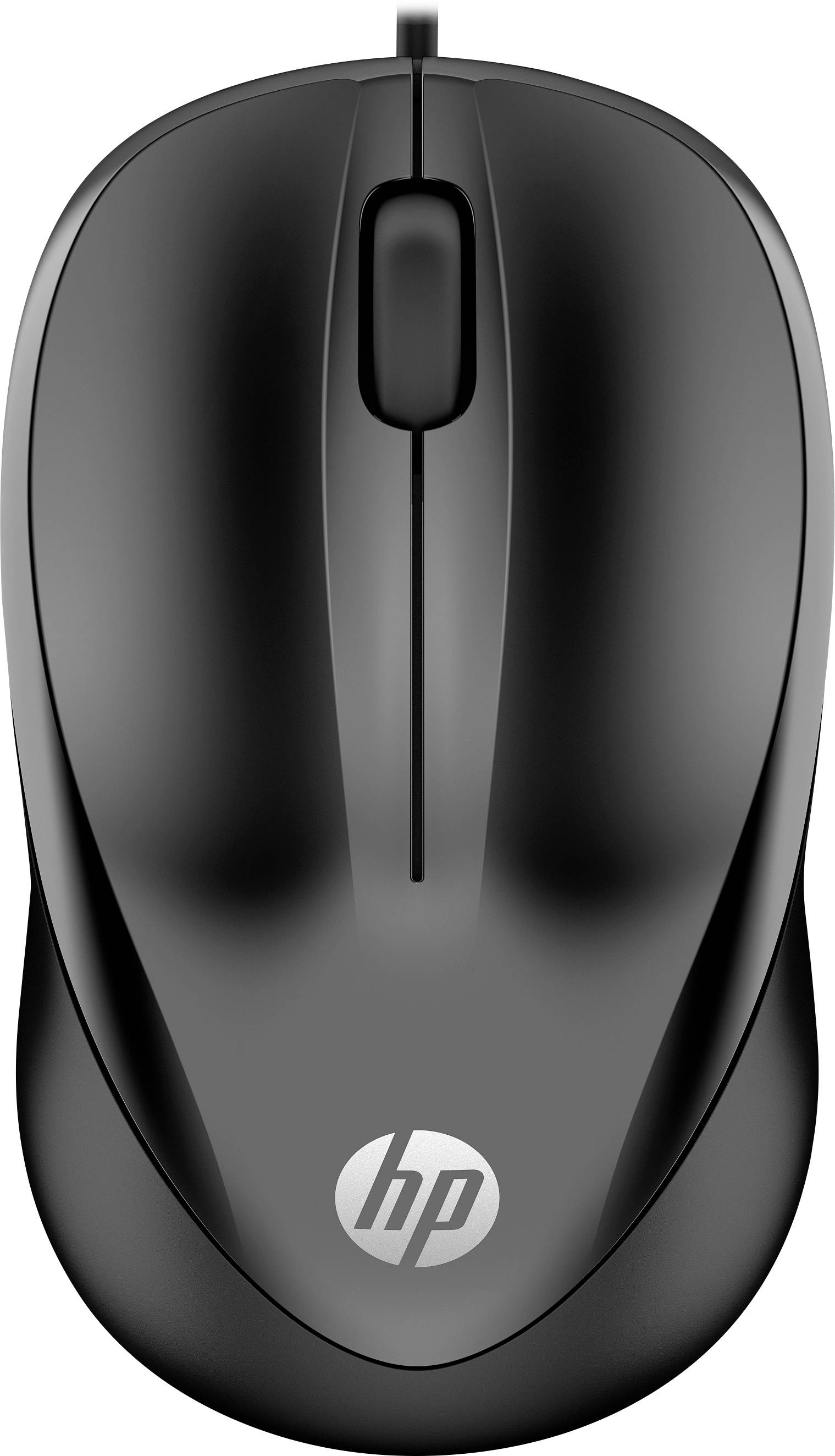 HP 1000 - Maus - rechts- und linkshändig - kabelgebunden - USB - Schwarz