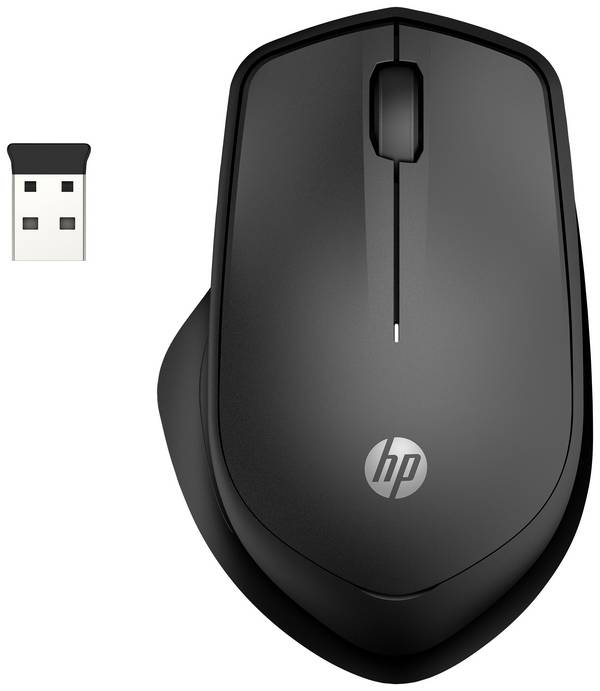 HP 280  Maus Funk    Schwarz 3 Tasten