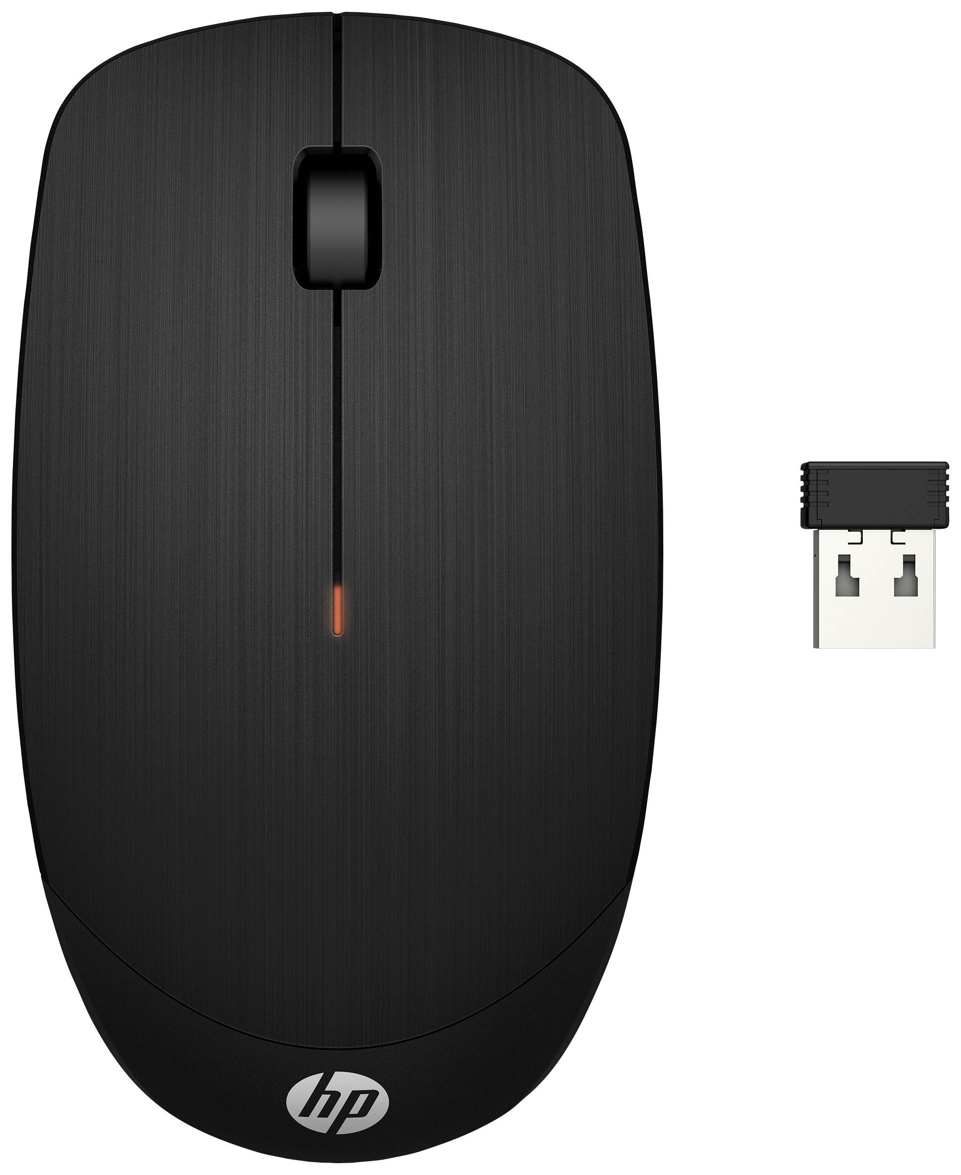 HP X200 Maus Funk Optisch Schwarz 2 Tasten 1600 dpi