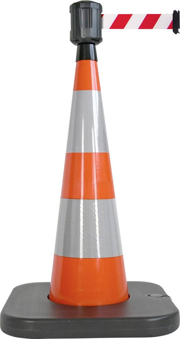 VISO RCX102RB  Hoher Sichtbarkeit- Leitkegel Steht selbstständig am Boden Gurt-/Ketten-Länge (Details) 2 m (Ø x H) 90 mm x 100 cm