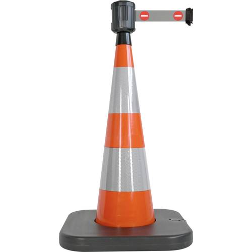 VISO RCX102ENT Gurt VERBOTEN Leitkegel Steht selbstständig am Boden Gurt-/Ketten-Länge (Details) 2 m (Ø x H) 90 mm x 100...