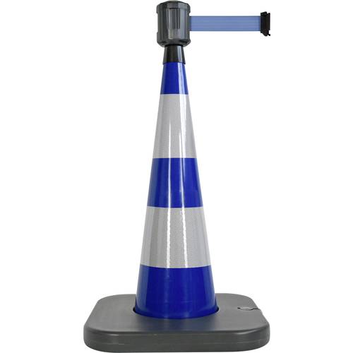 Thumbnail - VISO RCX104BU Gurt Blau Leitkegel Steht selbstständig am Boden Gurt-/Ketten-Länge (Details) 4 m (Ø x H) 90 mm x 100 cm
