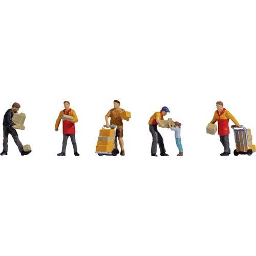 NOCH H0 Paketzusteller 15069 Bemalt, Stehend