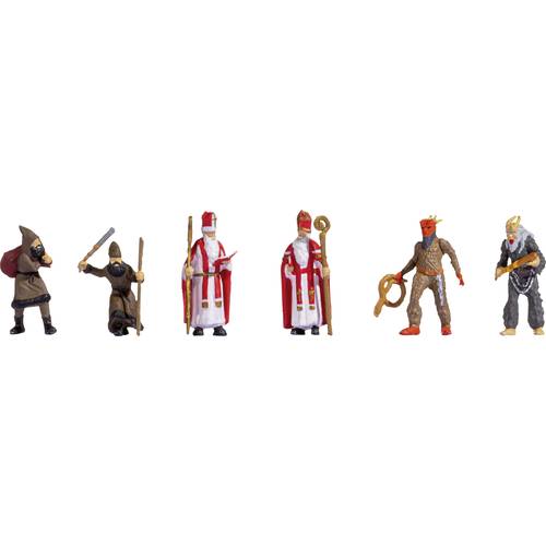 NOCH H0 Nikolaus mit Knecht Ruprecht 15929 Bemalt, Stehend