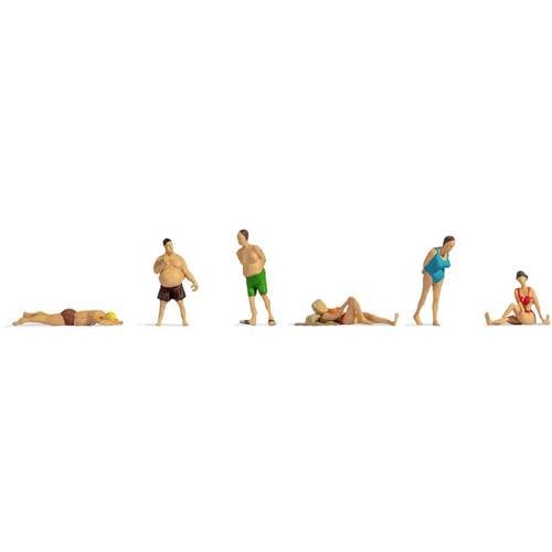 NOCH N Badende Bemalt, Stehend, Liegend, Sitzend