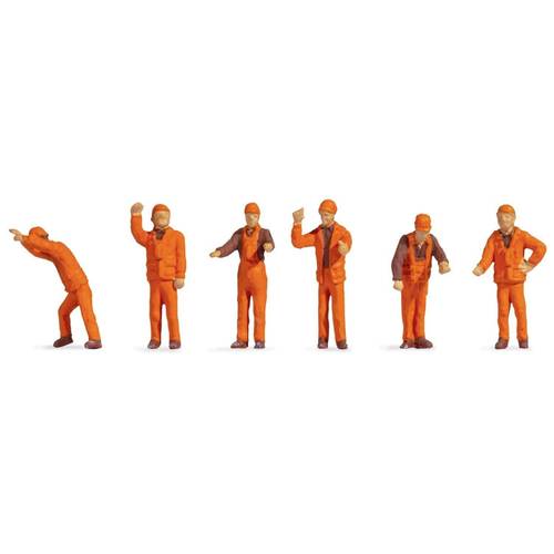 NOCH TT Rangierpersonal Bemalt, Stehend