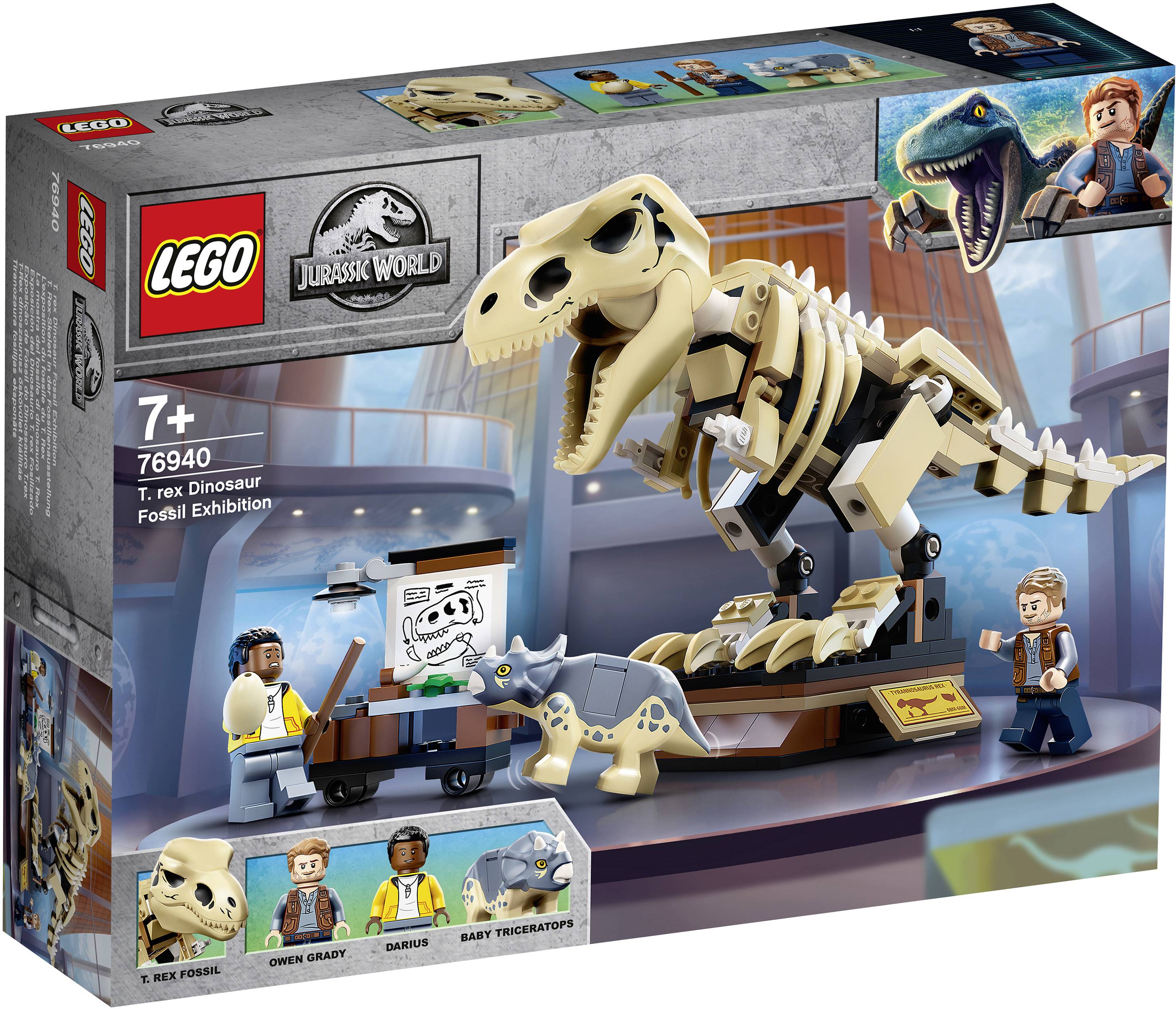 LEGO® Jurassic World™ T. Rex-Skelett in der Fossilienausstellung 76940-0