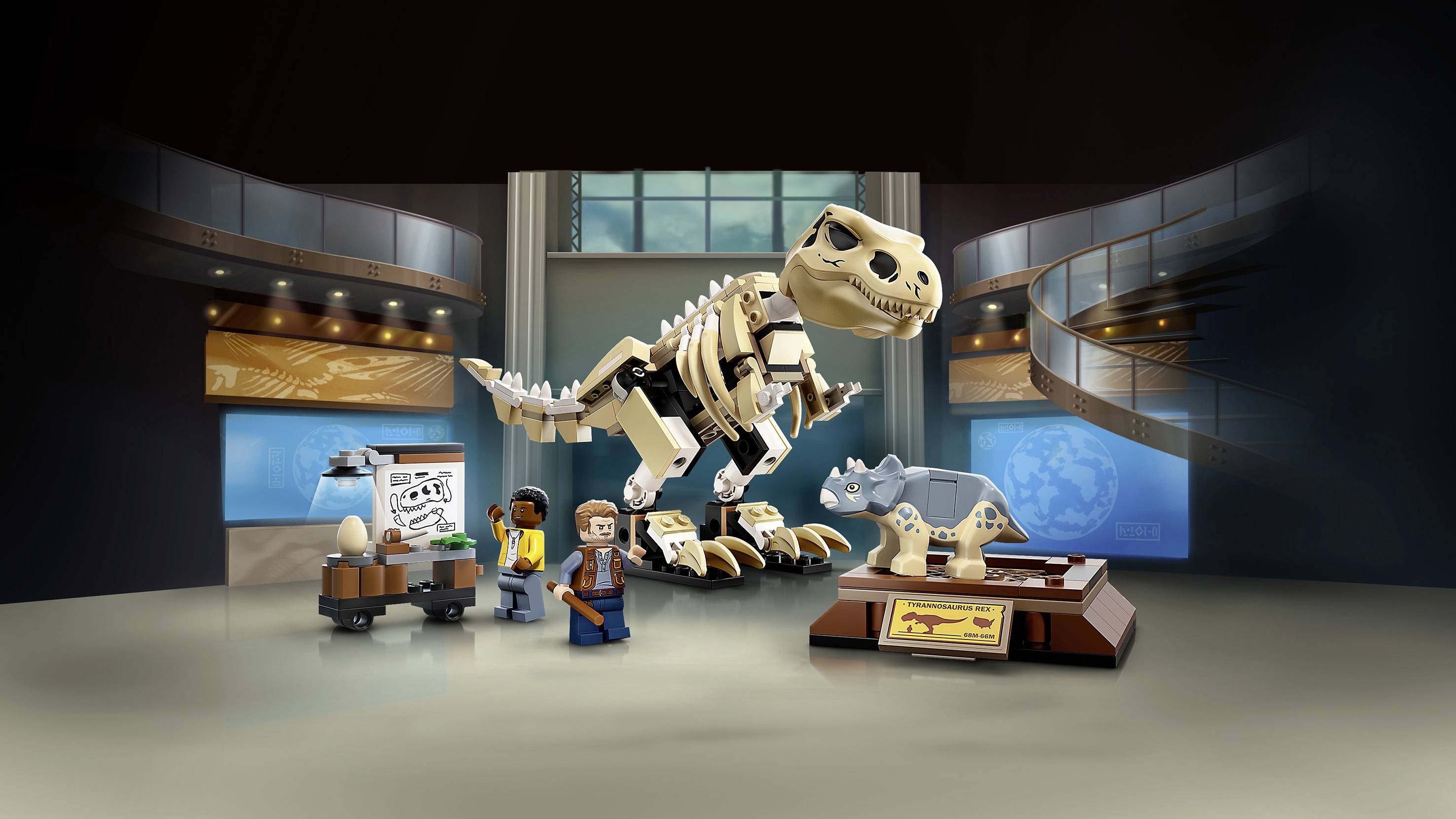 LEGO® Jurassic World™ T. Rex-Skelett in der Fossilienausstellung 76940-6