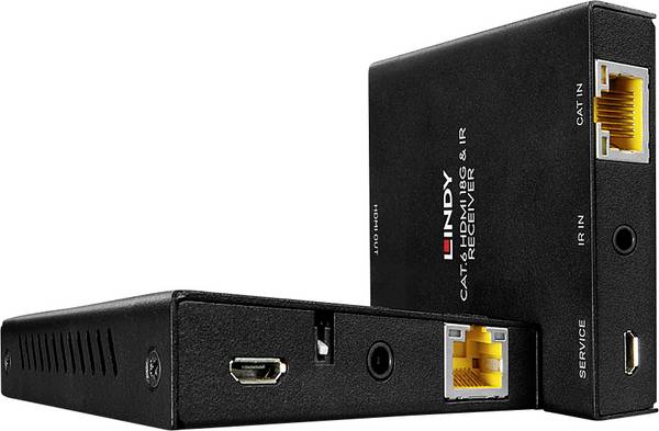LINDY HDMI 18G & IR Extender HDMI® HDMI Extender über Netzwerkkabel RJ45 50 m
