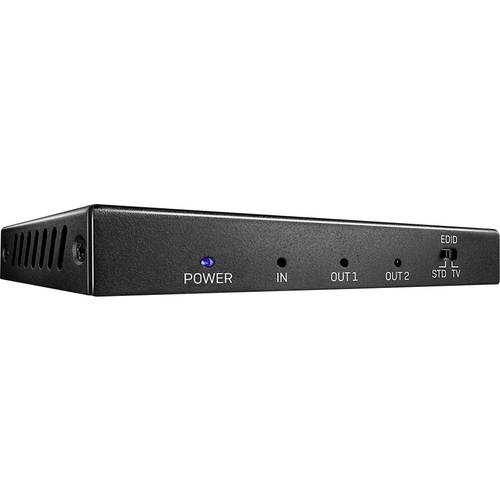 LINDY 2 Port HDMI 18G Splitter 2 Port HDMI-Splitter 3840 x 2160 Pixel Schwarz