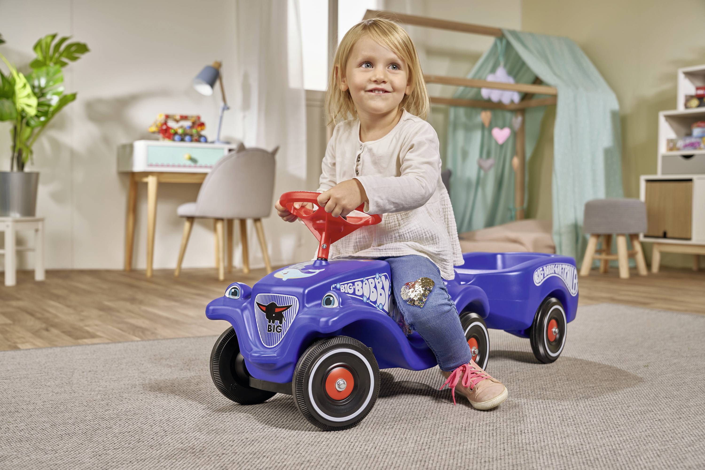BIG Bobby-Car, 1 Jahr(e), 4 Rad/Räder, Blau, Rot-4