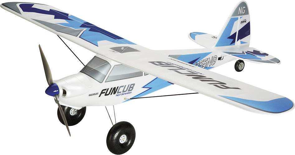 RC model motorového letadla Multiplex BK FunCub NG blau 1-01525, stavebnice, rozpětí 1410 mm