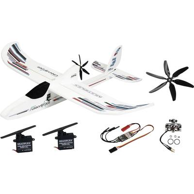 Multiplex BK+ FunnyStar Weiß RC Einsteiger Modellflugzeug Bausatz 850 mm