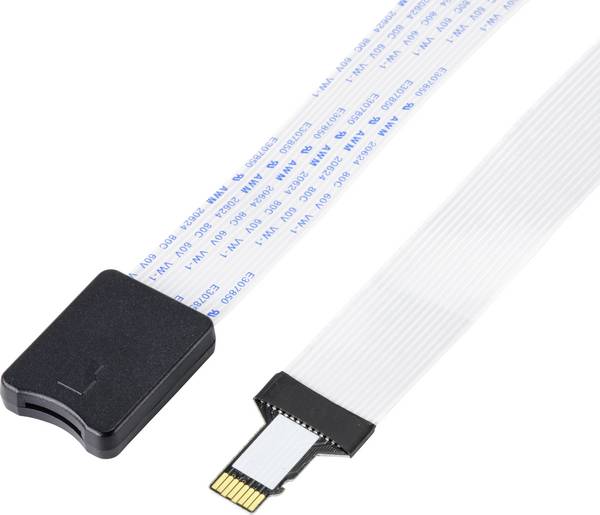 TRU COMPONENTS Kabelsatz Raspberry Pi®, Banana Pi, Asus, Rock Pi [1x MicroSD-Stecker - 1x MicroSD-Karten-Slot] 0.5 m