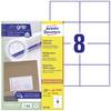 Avery-Zweckform 3427-200 Universal-Etiketten 105 x 74 mm Papier Weiß 1760 St. Permanent haftend Farblaserdrucker