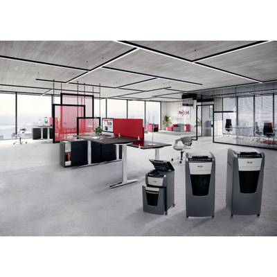 Rexel Optimum AutoFeed+ 300M Aktenvernichter 300 Blatt Mikroschnitt 2 x 15 mm P-5 60 l Vernichtet auch Büroklammern, Hef-4