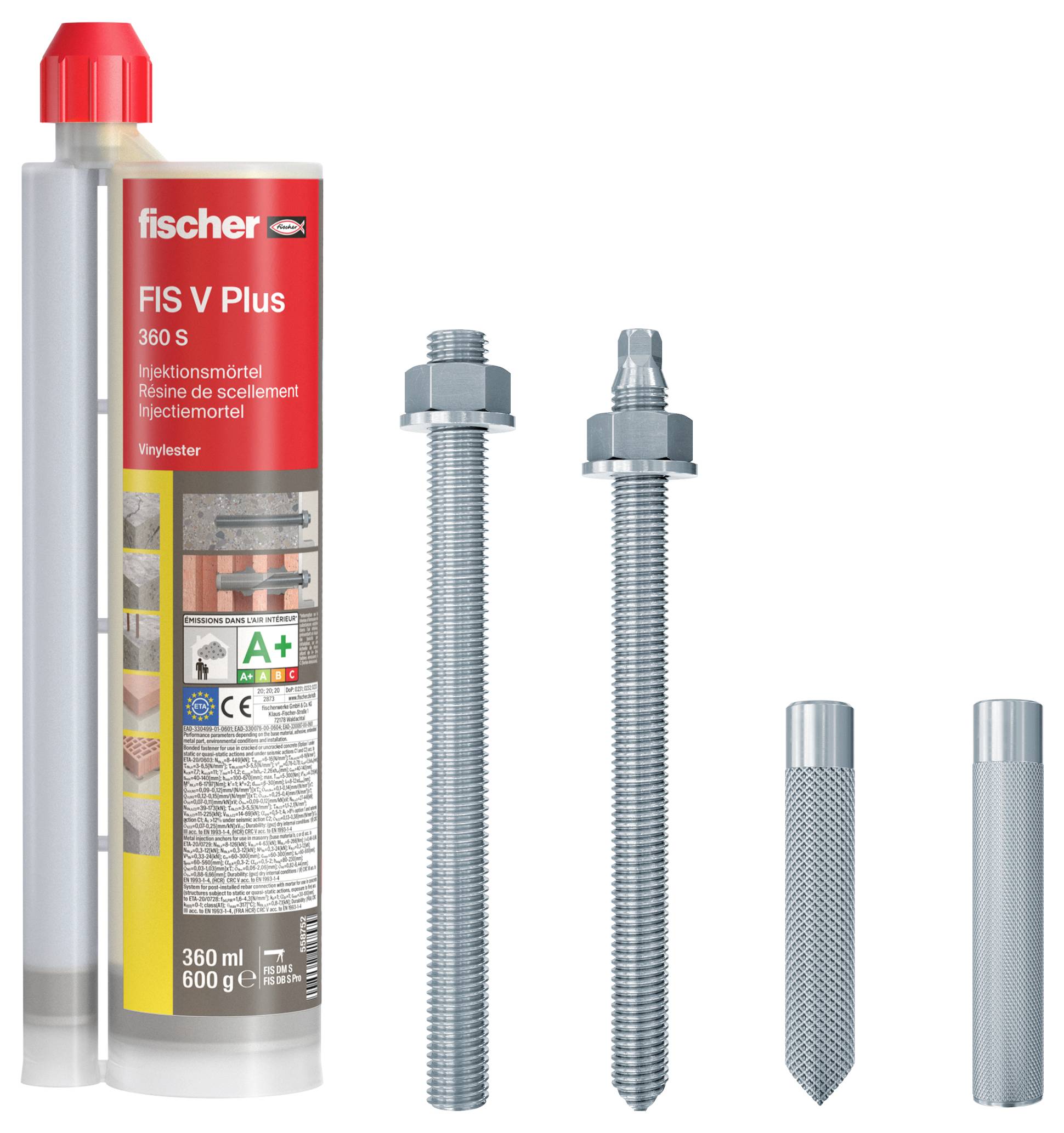 Fischer Mörtel FIS V Plus 360 S 558770 10 St.-3