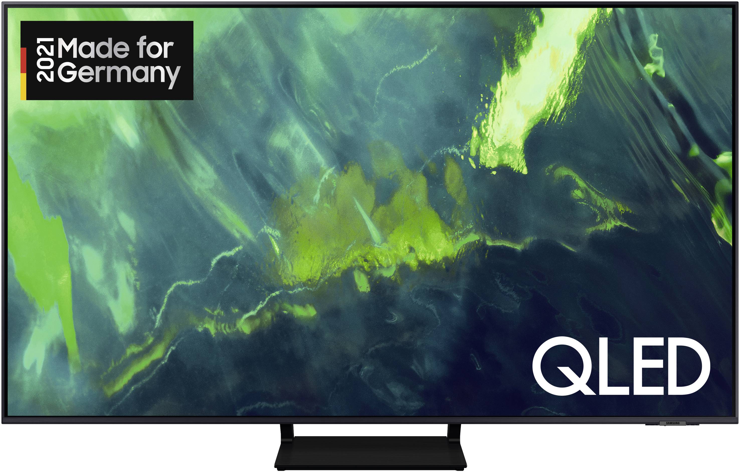 QLED TV 214 cm 85 palec Samsung GQ85Q70A Twin DVB-T2/C/S2, UHD, Smart TV, WLAN, PVR ready, CI+ titanová šedá