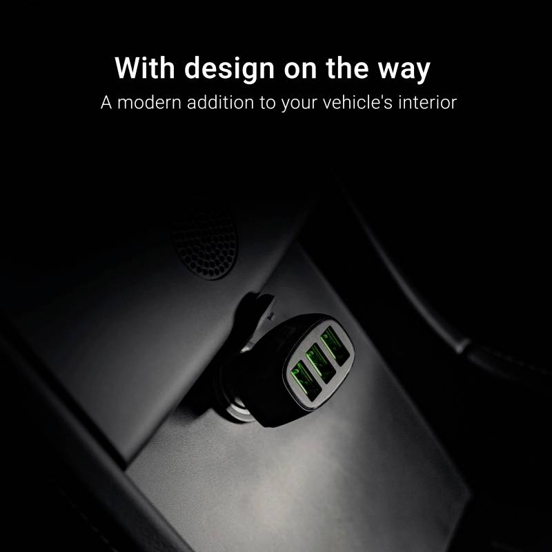 Green Cell PowerRide - Auto-Netzteil - 54 Watt - 3 A - Apple Fast Charge, GC Ultra Charge, Huawei Fast Charge, QC 3.0, A-2