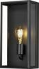 Konstsmide Carpi 7349-750 Außenwandleuchte, Wandleuchte Energiesparlampe, Glühlampe, LED E27 Schwarz