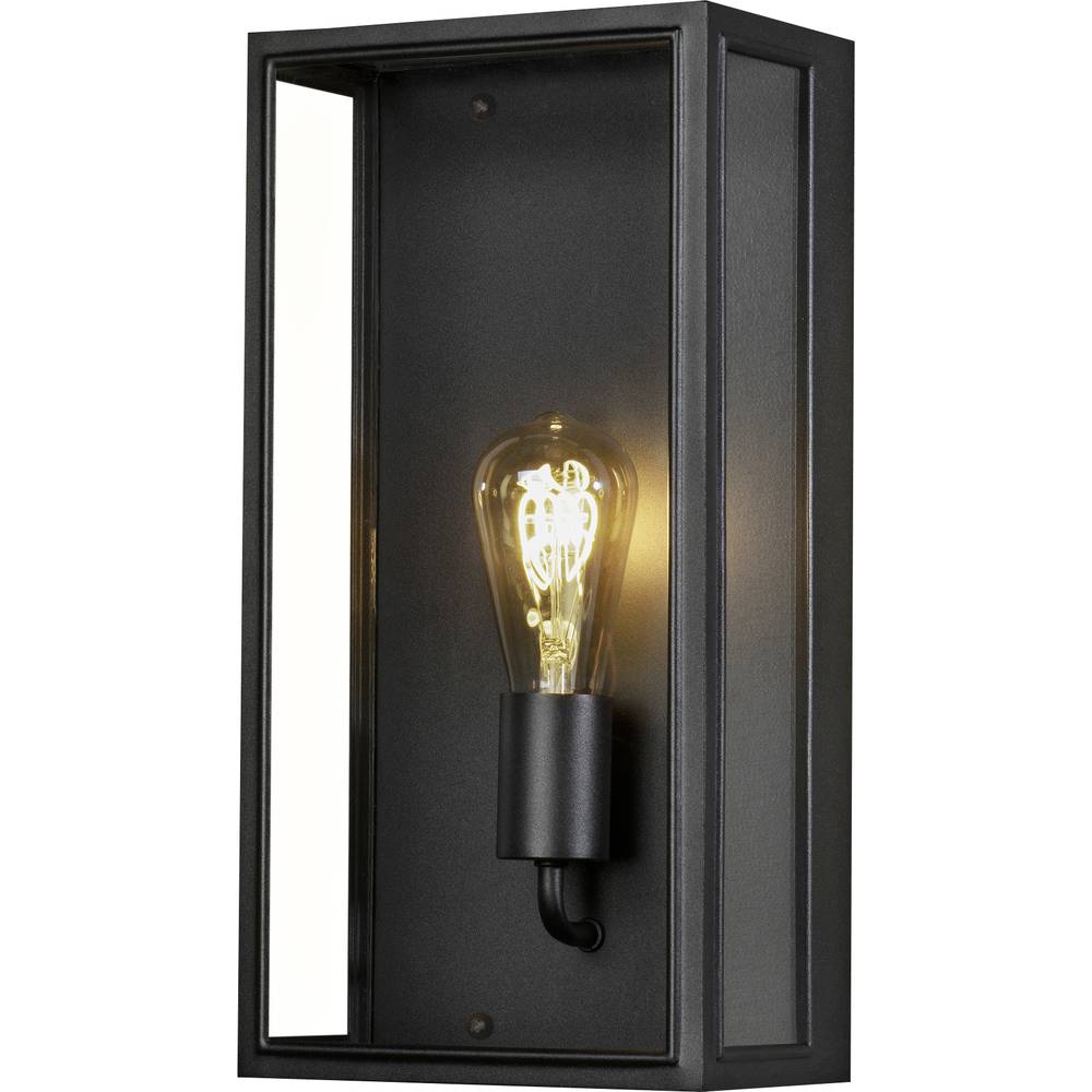 KonstSmide Zwarte wandlamp Carpi 7349-750