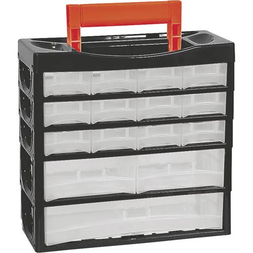 Alutec 66012 Sortimentskoffer Anzahl Fächer: 15 Inhalt 1 St.