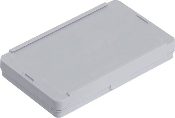 Alutec 66016  Scharnierdose  geschlossen (L x B x H) 136 x 87 x 19 mm Grau 1 St.