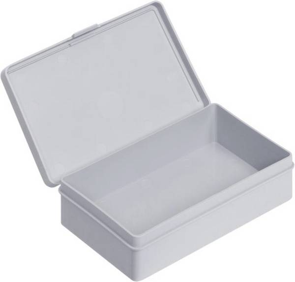 Alutec 66017  Scharnierdose   (L x B x H) 136 x 87 x 35 mm Grau 1 St.