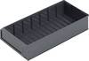 Alutec 66030 Sichtlagerkasten stapelbar (L x B x H) 400 x 183 x 81 mm Dunkelgrau 1 St.