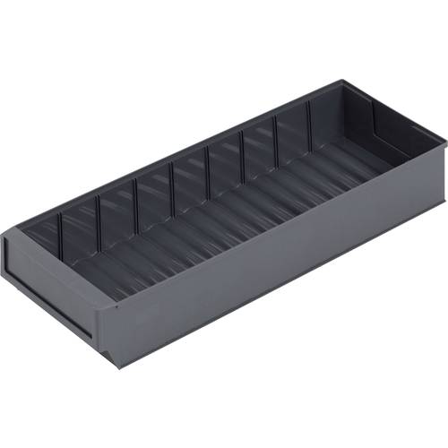 Alutec 66032 Sichtlagerkasten (L x B x H) 500 x 183 x 81 mm Dunkelgrau 1 St.