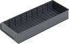 Alutec 66032 Sichtlagerkasten stapelbar (L x B x H) 500 x 183 x 81 mm Dunkelgrau 1 St.