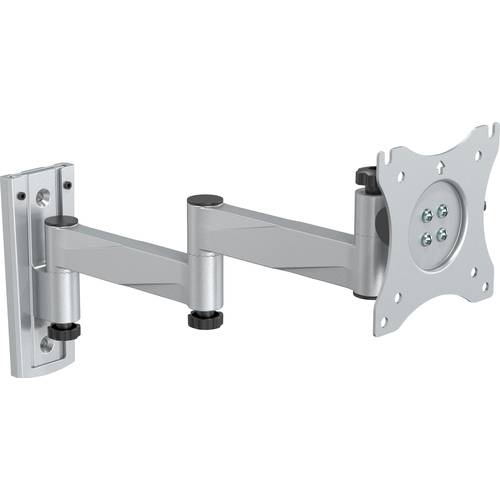 SpeaKa Professional SP-WMM-202 1fach Monitor-Wandhalterung 33,0 cm (13) - 76,2 cm (30) Silber Neigbar, Schwenkbar