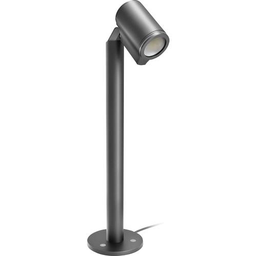 Thumbnail - Steinel Wegeleuchte Spot Way 512 lm Außenstrahler GU10 Gartenstrahler warmweiß Aluminium Poller 2,5 m Kabel