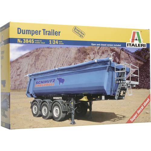 Italeri 3845 Muldenkipper-Anhänger Truckmodell Bausatz 1:24