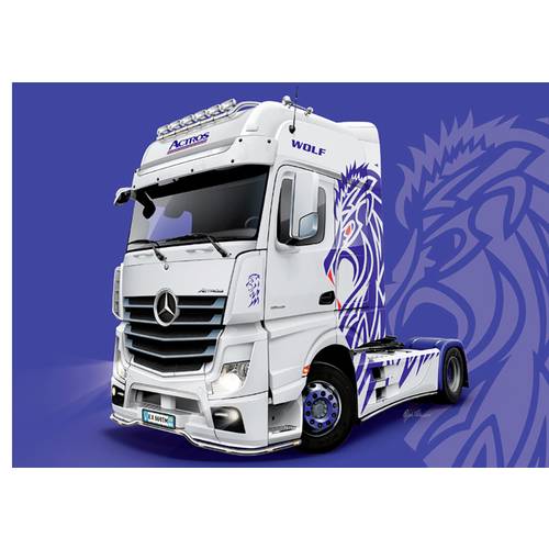 Italeri 3935 MB Actros MP4 Show GigaSpace Truckmodell Bausatz 1:24