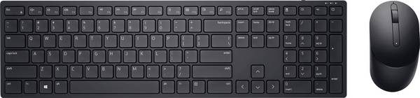 Dell Pro KM5221W Funk Tastatur, Maus-Set Deutsch, QWERTZ Schwarz