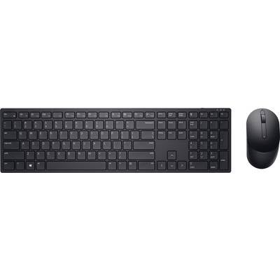 Dell Pro KM5221W Funk Tastatur, Maus-Set Deutsch, QWERTZ Schwarz