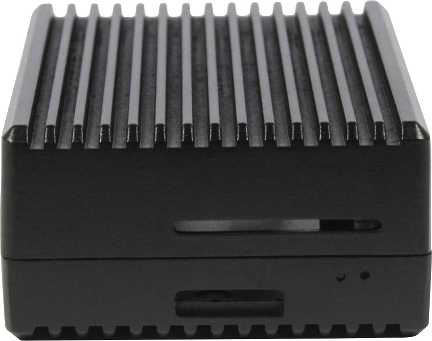 Allnet Leiterplatte Aluminiumgehäuse Passend für (Entwicklungskits): Raspberry Pi® inkl. passiven Kühler Schwarz-6