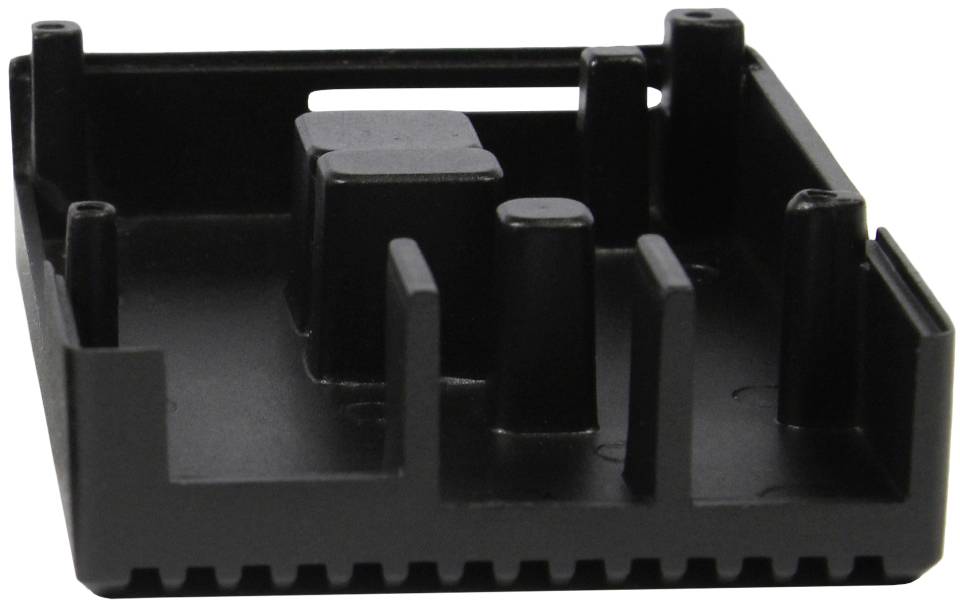 Allnet Leiterplatte Aluminiumgehäuse Passend für (Entwicklungskits): Raspberry Pi® inkl. passiven Kühler Schwarz-13