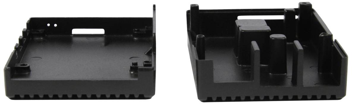 Allnet Leiterplatte Aluminiumgehäuse Passend für (Entwicklungskits): Raspberry Pi® inkl. passiven Kühler Schwarz-14