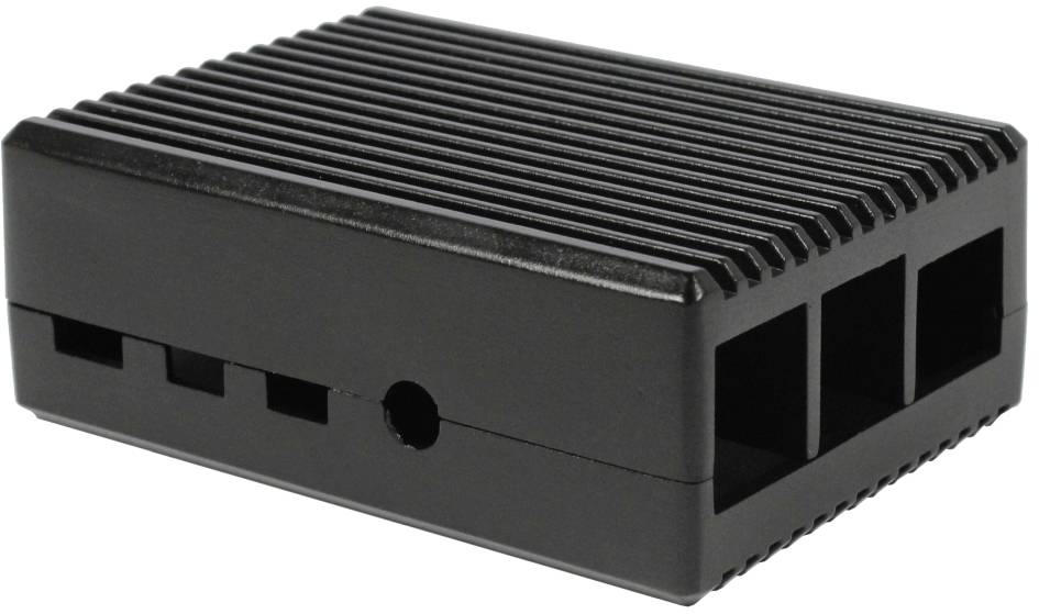 Allnet Leiterplatte Aluminiumgehäuse Passend für (Entwicklungskits): Raspberry Pi® inkl. passiven Kühler Schwarz-21