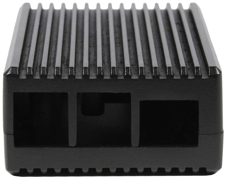 Allnet Leiterplatte Aluminiumgehäuse Passend für (Entwicklungskits): Raspberry Pi® inkl. passiven Kühler Schwarz-24