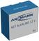 Verpackung mit der Aufschrift 'ANSMANN A27 Alkaline 12 V, 8 Stück'.