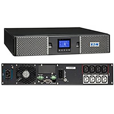 Ein Servergerät mit einem Bildschirm auf der Vorderseite und mehreren Anschlüssen auf der Rückseite für Stromversorgung und Datenverbindung.