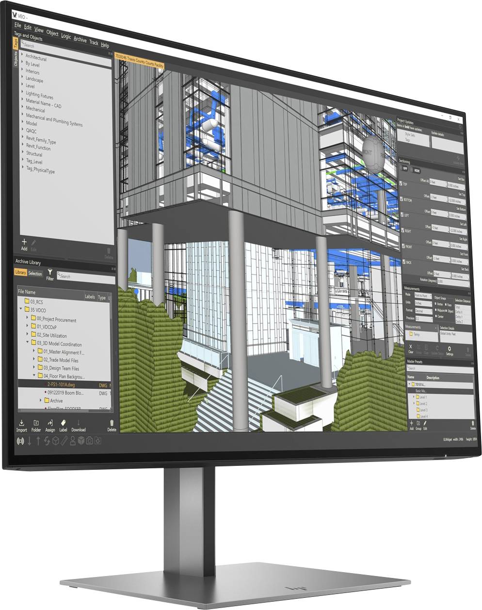 HP Z24n G3 LCD-Monitor EEK E (A - G) 61.2 cm (24.1 Zoll) 1920 x 1200 Pixel 16:10 5 ms DisplayPort, HDMI®, USB-A (USB 3.2-1