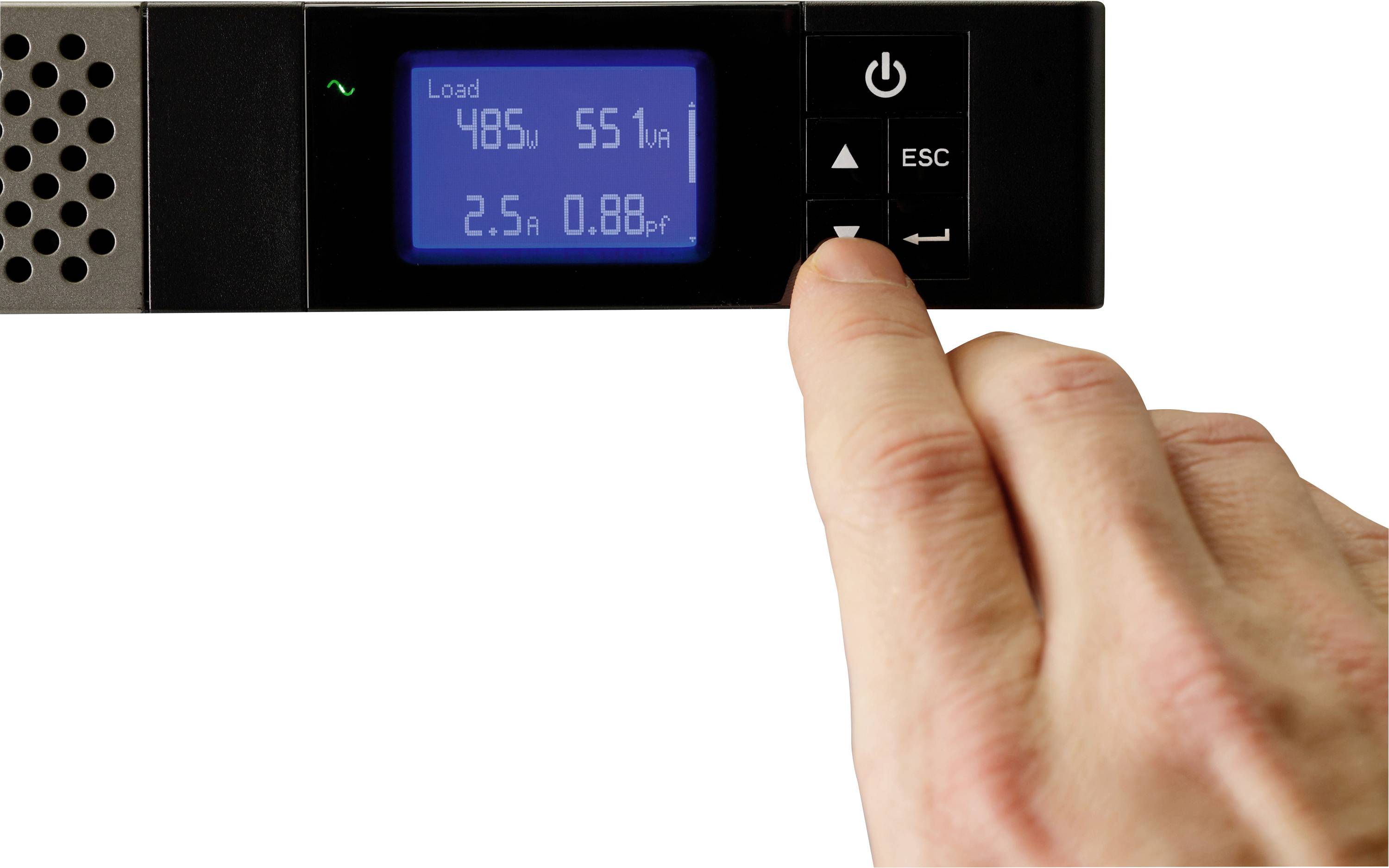 Eaton 5P 1550iR - USV (Rack - einbaufähig) - WS 160-290 V - 1100 Watt - 1550 VA-5