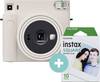Fujifilm instax SQUARE SQ 1 Set Sofortbildkamera Weiß mit eingebautem Blitz