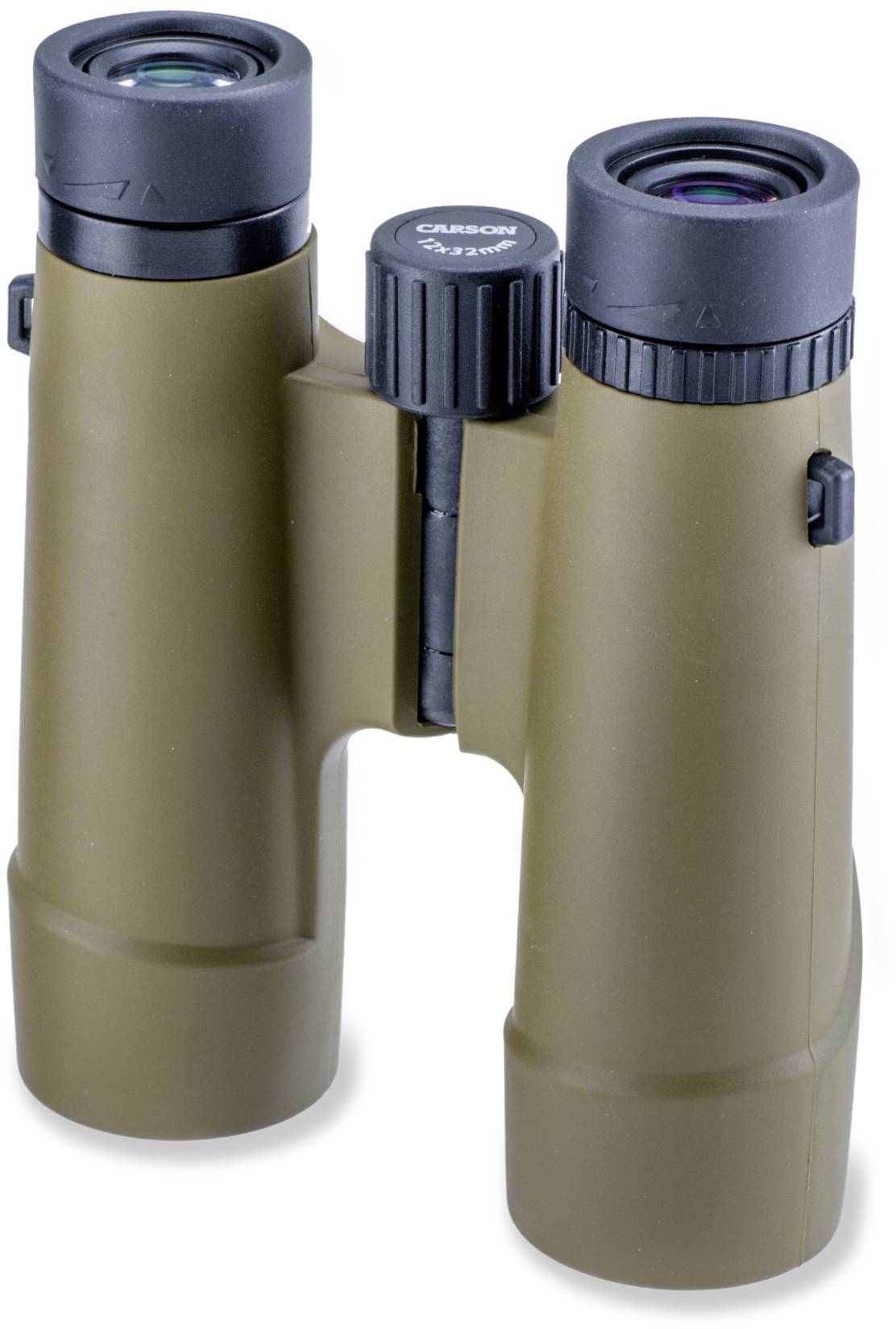 Fernglas mit braunem Gehäuse und schwarzem Okular, geeignet für Outdoor-Aktivitäten wie Vogelbeobachtungen oder Wanderungen.